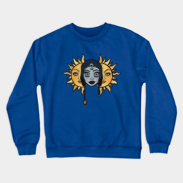 eclipse Crewneck Sweatshirt by kokodiablo